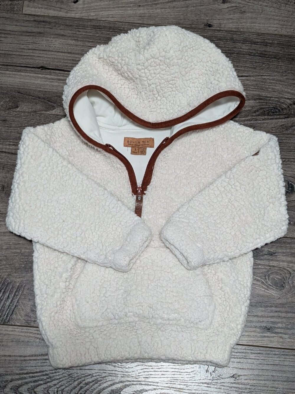 3T Souris Mini Sherpa Pullover Jacket